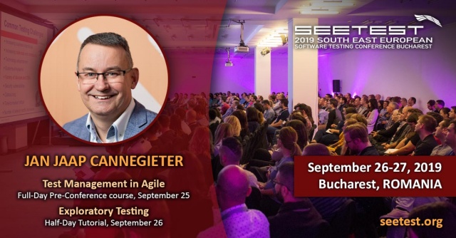 Jan Jaap Cannegieter will be speaking at SEETEST 2019!